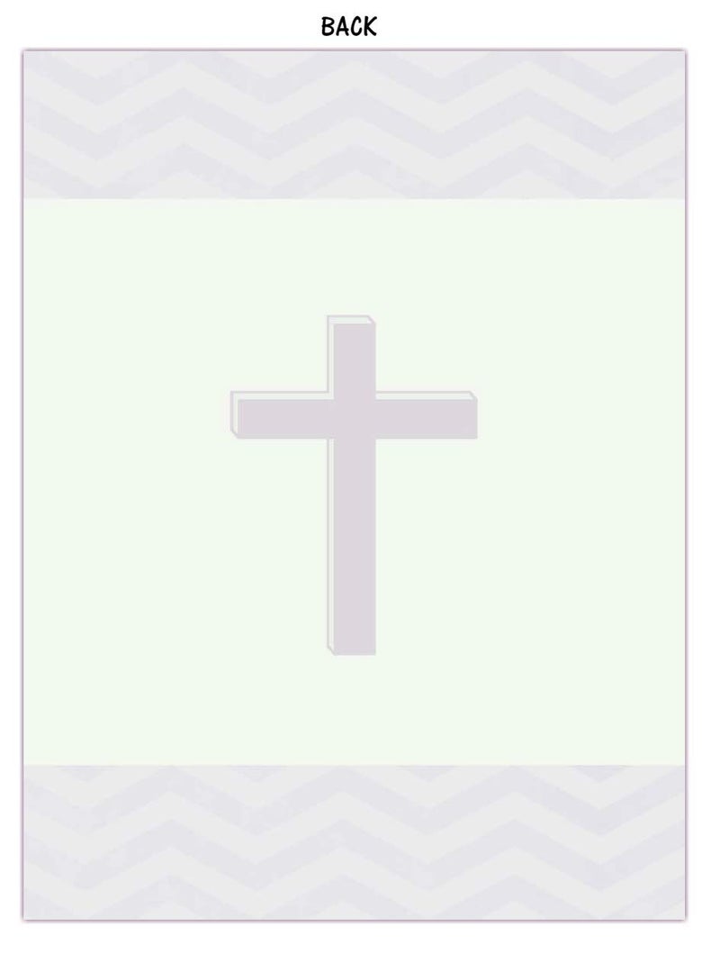 Elcer 20 First Holy Communion Invitations for Girls | Religious Party Invitation Fill in Blank Cards Invites | with white envelopes | 5" x 7" inches - Image 5